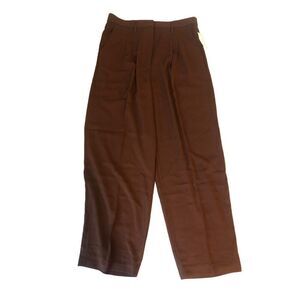 Brand New Jessica Simpson High Rise Pleated Brown Dress Pants Size 16